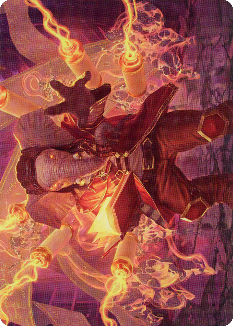 Quintorius, Loremaster // Quintorius, Loremaster (AMOM-052) - March of the Machine Art Series (Borderless)