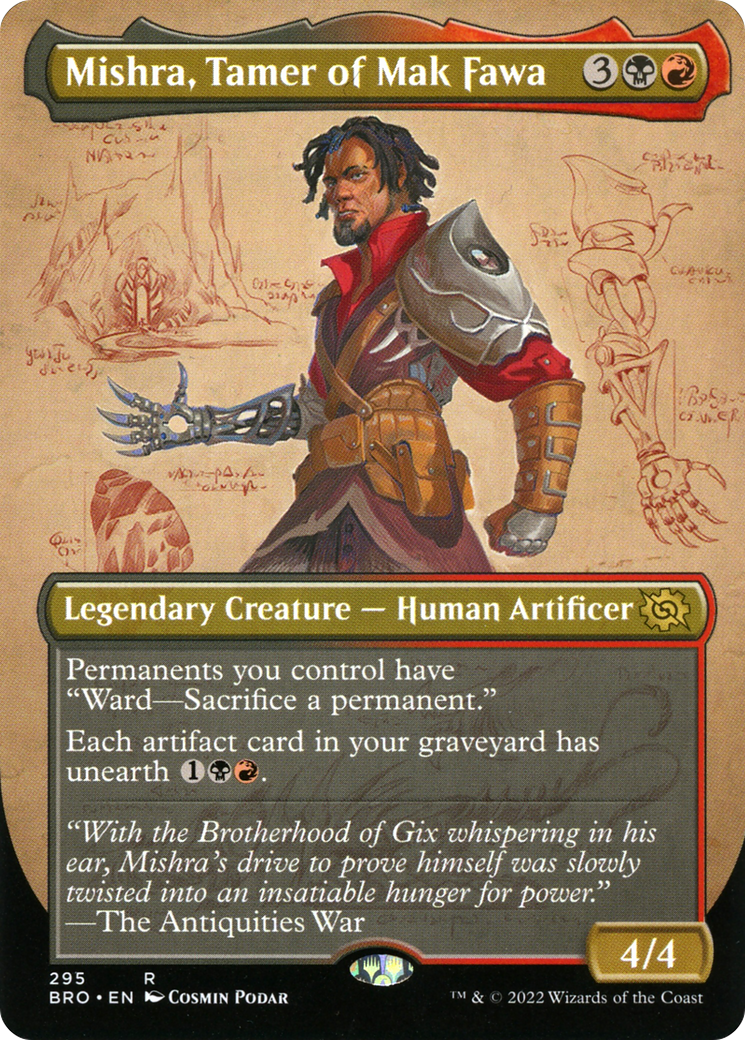 Mishra, Tamer of Mak Fawa (BRO-295) - The Brothers' War (Borderless)