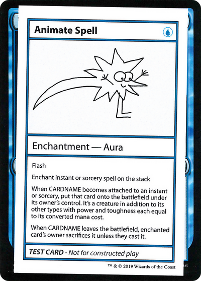 Animate Spell (CMB1-) - Mystery Booster Playtest Cards 2021