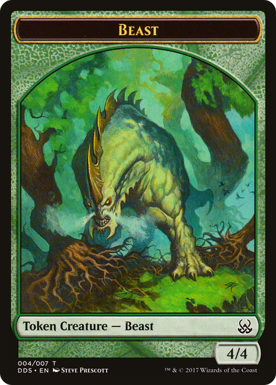 Beast (DDS-004) - Duel Decks: Mind vs. Might Tokens