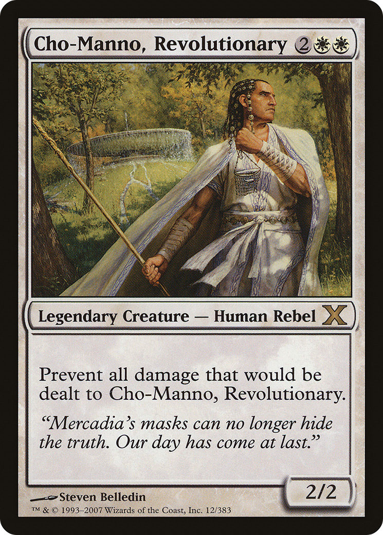 Cho-Manno, Revolutionary (10E-012) - Tenth Edition Foil