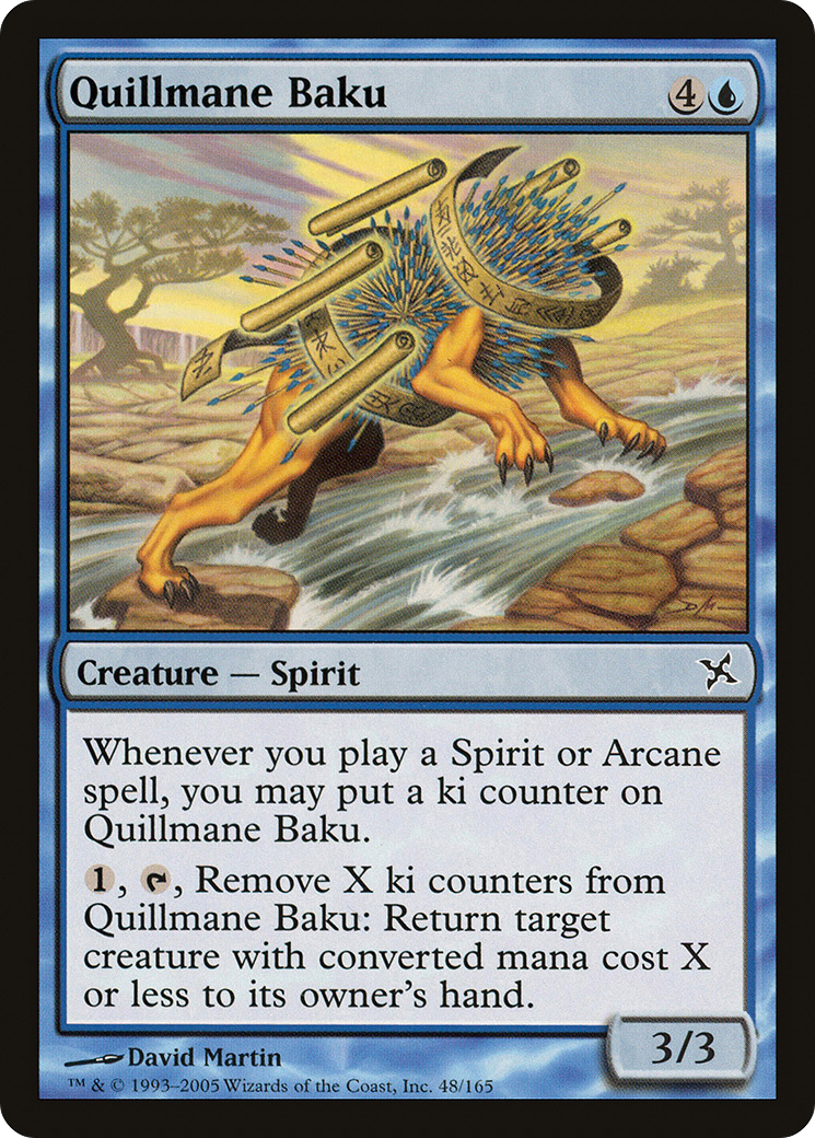 Quillmane Baku (BOK-048) - Betrayers of Kamigawa Foil