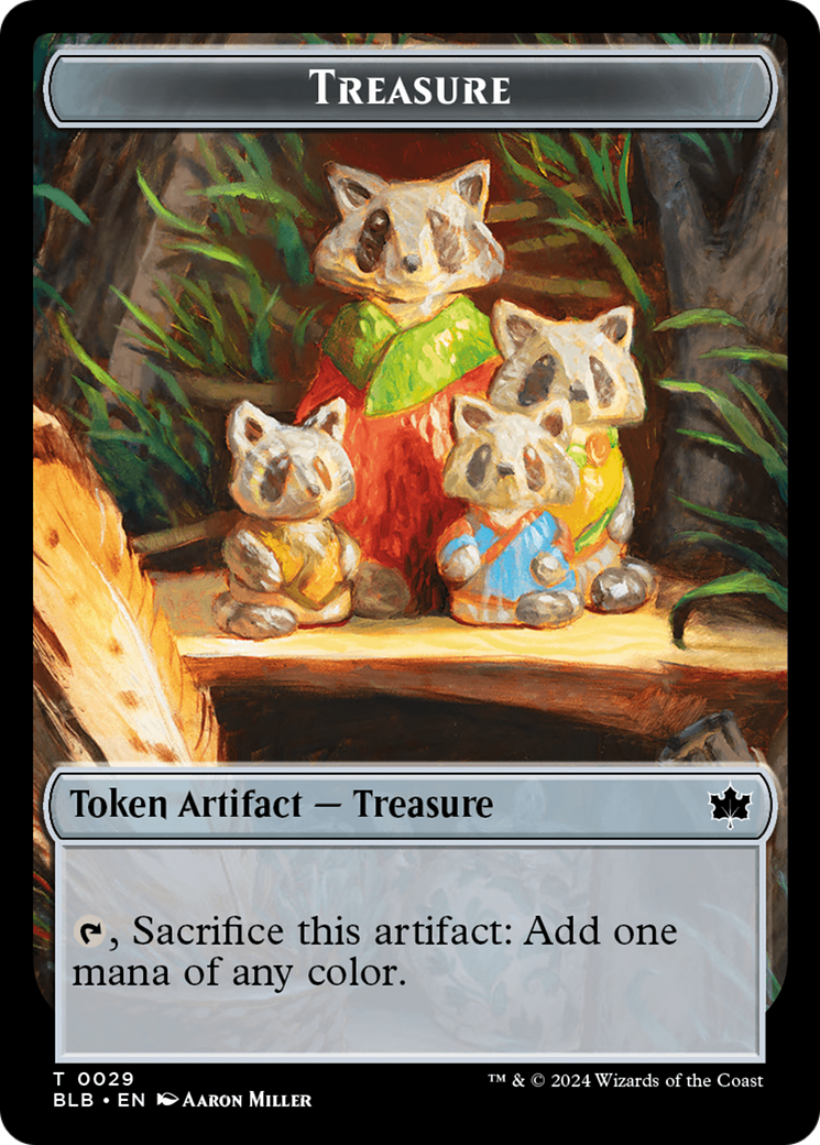 Treasure (BLB-029) - Bloomburrow Tokens