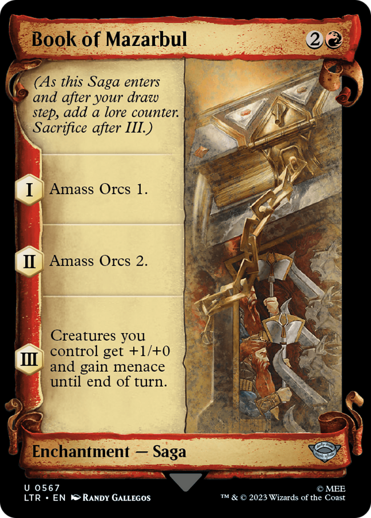 Book of Mazarbul (LTR-567) - The Lord of the Rings: Tales of Middle-earth: (Showcase) Foil