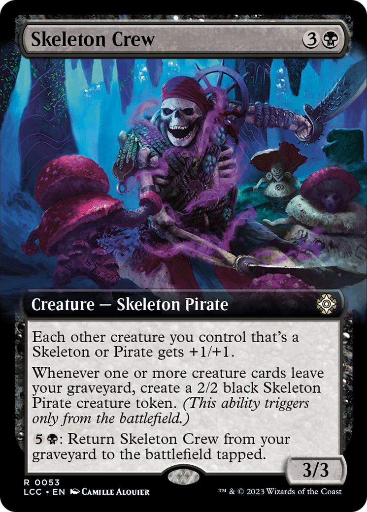 Skeleton Crew (LCC-053) - The Lost Caverns of Ixalan Commander: (Extended Art)
