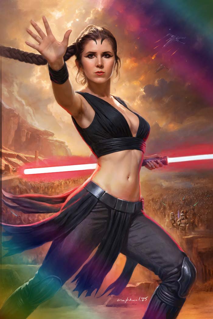 Carrie Fisher #1 Nathan Lorenzana Secret 