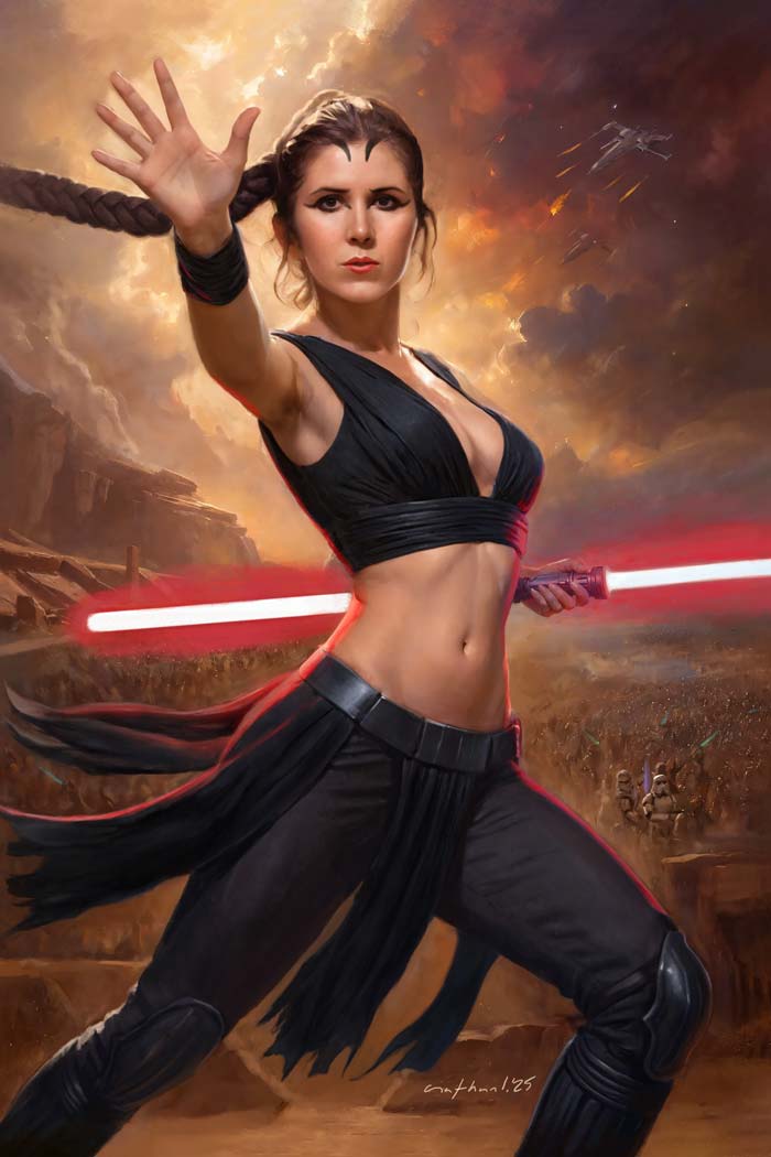 Carrie Fisher #1 Nathan Lorenzana Secret 
