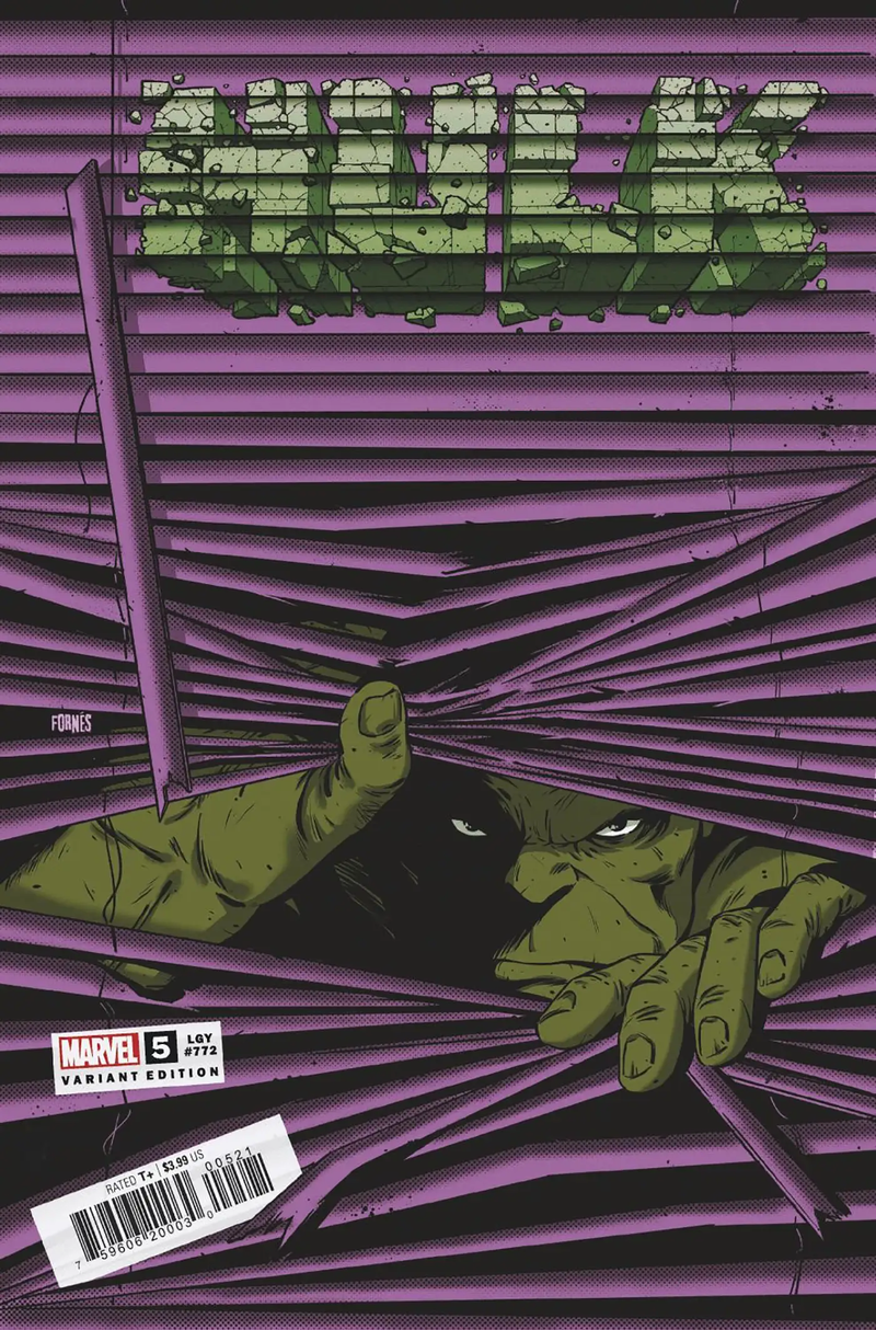 Hulk #5 C Jorge Fornes Window Shades Variant (03/30/2022) Marvel