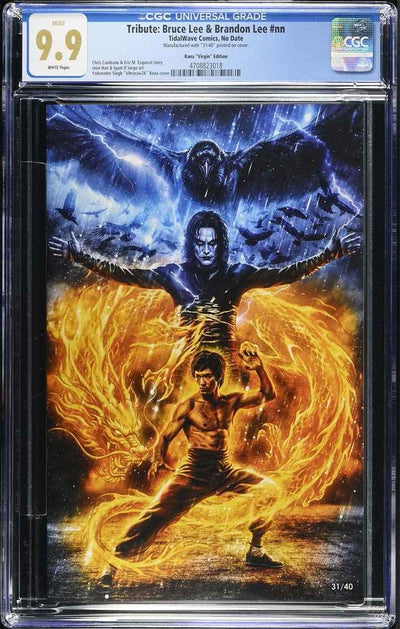 Lee #1 CGC 9.9 Ultraraw26 Secret Virgin Variant (Bruce & Brandon LEE) #31/40