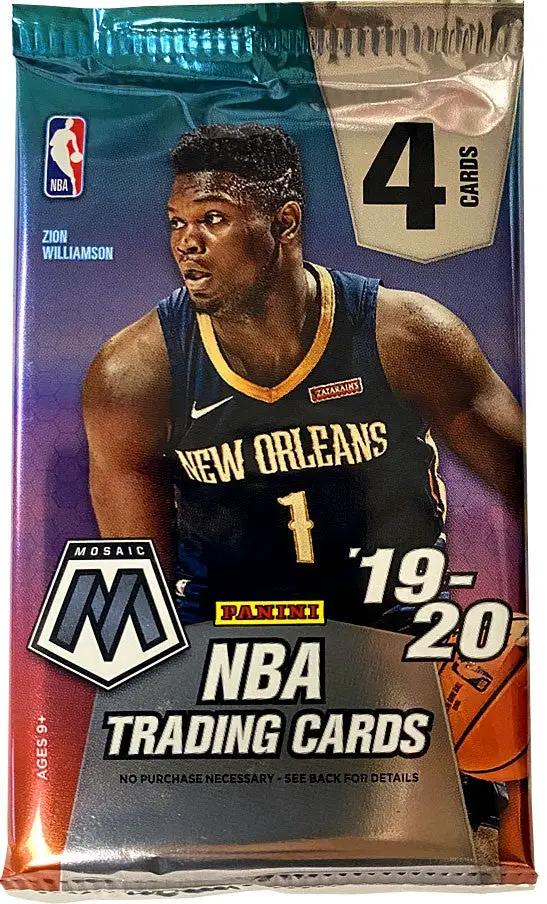 NBA Panini 2019-20 Prizm Mosaic Basketball Trading Card Pack