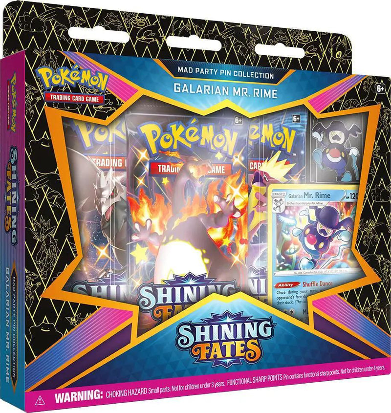 Shining Fates Mad Party Pin Collection - Galarian Mr. Rime