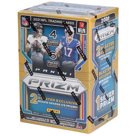 2021 Panini Prizm Football Blaster Box - Rookie Orange Ice Prizms
