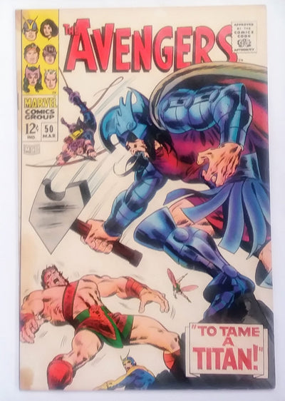 Avengers #050, Marvel Comics (March 1968, GD/VG)