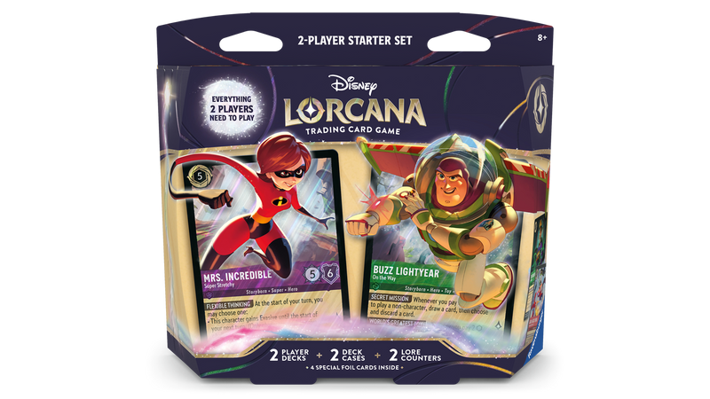 Disney Lorcana TCG: Wilds Unknown 2-Player Starter Deck (Elastigirl vs Buzz Lightyear)