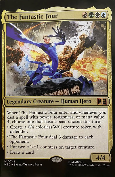 Fantastic Four #12 E Tbd Artist Magic The Gathering Variant (06/03/2026) Marvel