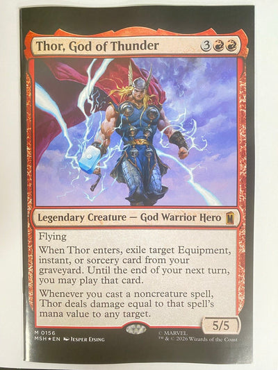 Mortal Thor #11 E Tbd Artist Magic The Gathering Variant (06/10/2026) Marvel