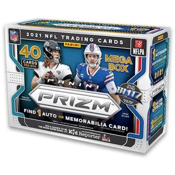 2021 Panini Prizm Football 40-Card Mega Box - Pink Prizms