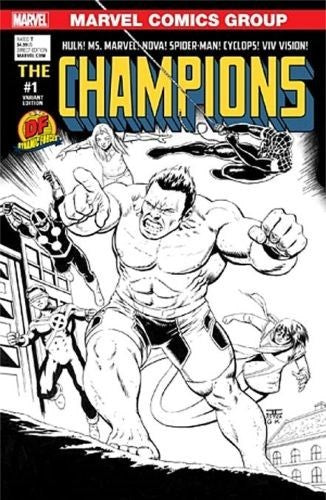 Champions (2016) #1 -DF-B CGC Graded