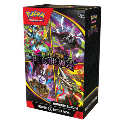 Pokemon TCG: Mega Evolution - Pitch Black Booster Bundle (6 Packs)