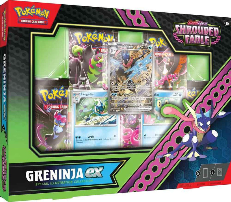 Pokemon Scarlet & Violet-Shrouded Fable Greninja ex Special Illustration Collection