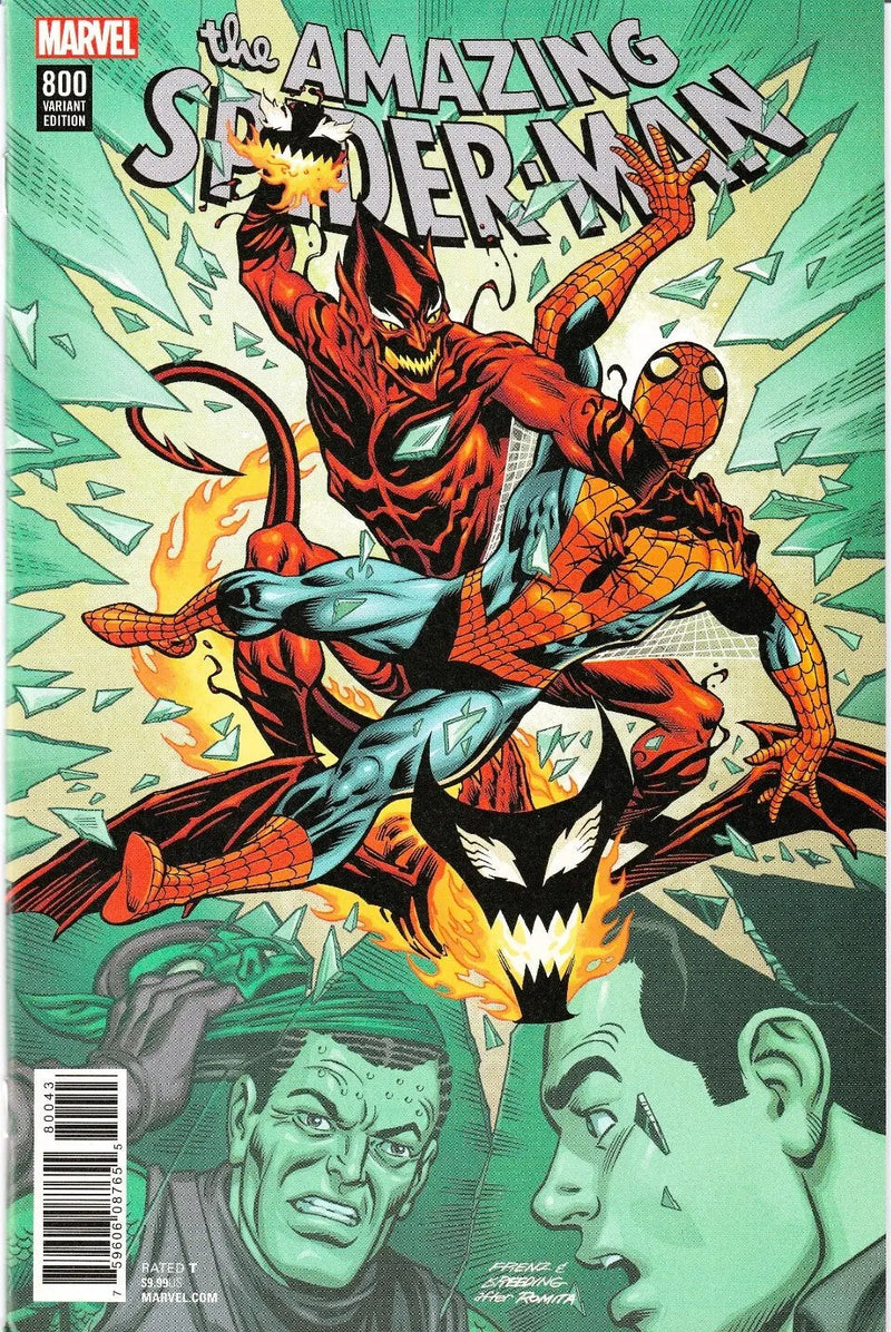 AMAZING SPIDER-MAN #800 MARVEL 2018 NM Ron Frenz Variant Red Goblin