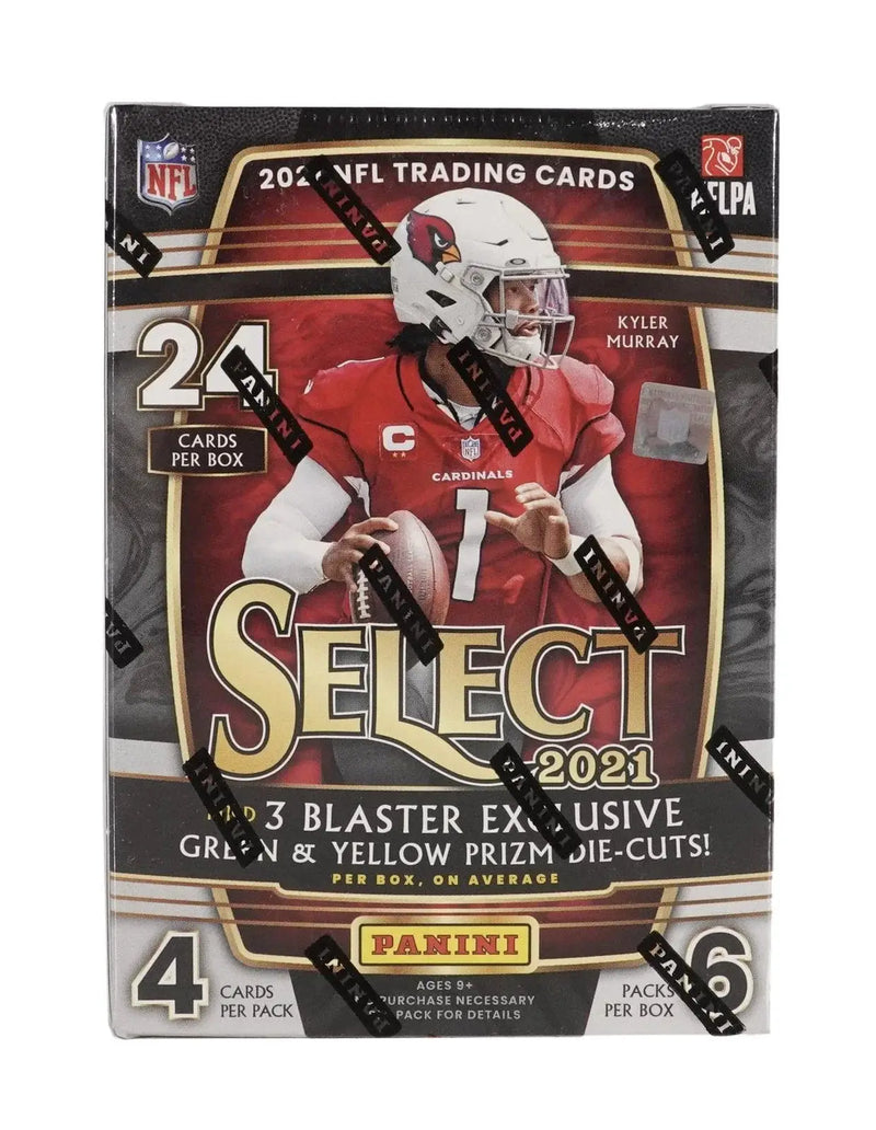 2021 Panini Select Football 6-Pack Blaster Box (GREEN & YELLOW PRIZMS!)