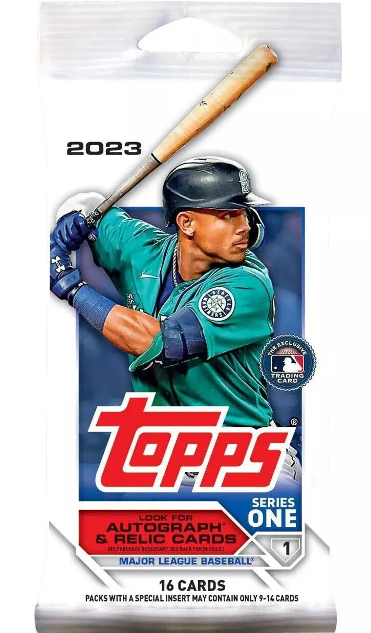 2023 TOPPS Series One MLB Baseball Trading Card Pack - 16 Cards