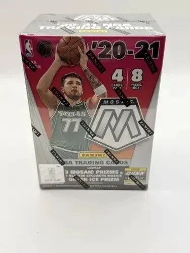 2020-21 Panini Mosaic NBA Basketball Blaster Box FANATICS EXCLUSIVE GREEN ICE