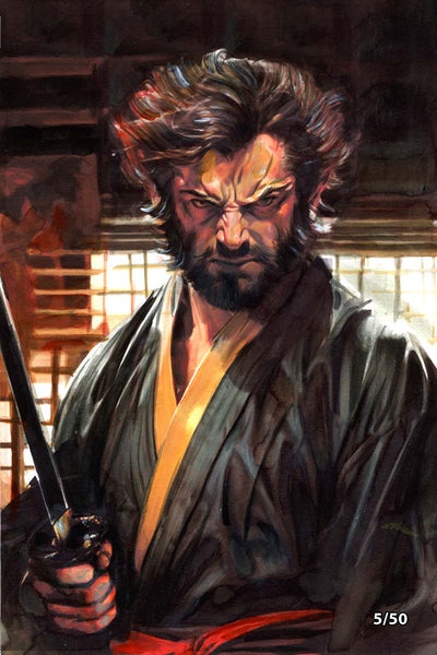 Hugh Jackman #1 Berto Martinez CBQ Samurai Wolverine Virgin Variant LTD 50