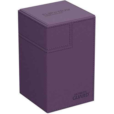 Ultimate Guard Flip'n'Tray 100+ XenoSkin Deck Case — Purple