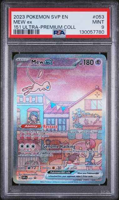 Mew ex 053 Promo PSA 9