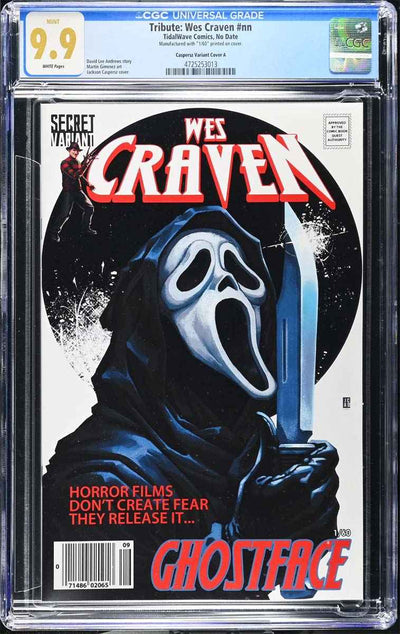 Wes Craven #1 Fame Series CGC 9.9 Caspersz 